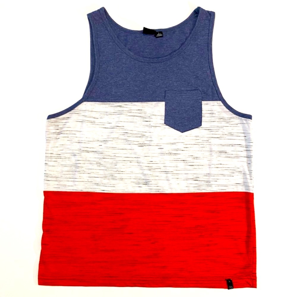 Men’s | burnside | Tank Top | Blue/Red/White | L